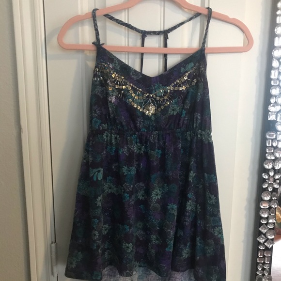 Floral halter tank - Picture 6 of 6